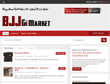 Tablet Screenshot of bjjgimarket.com